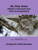 Ah, Holy Jesus (Treble C Instrument Solo, Piano Accompaniment) P.O.D. cover